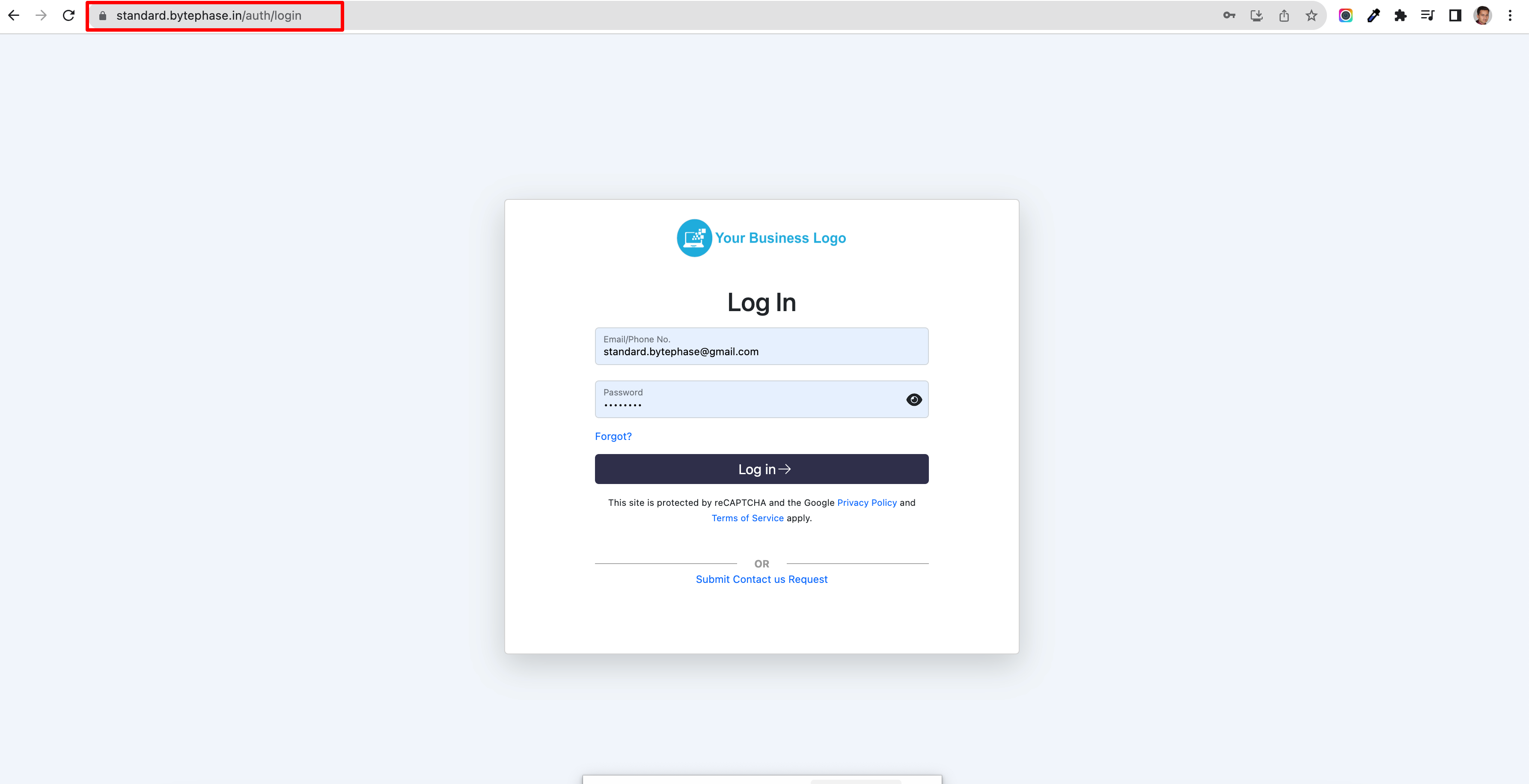 Bytephase Login