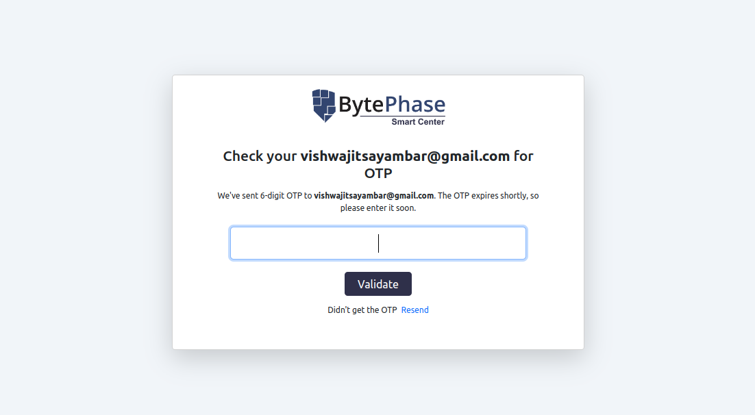 Bytephase Login