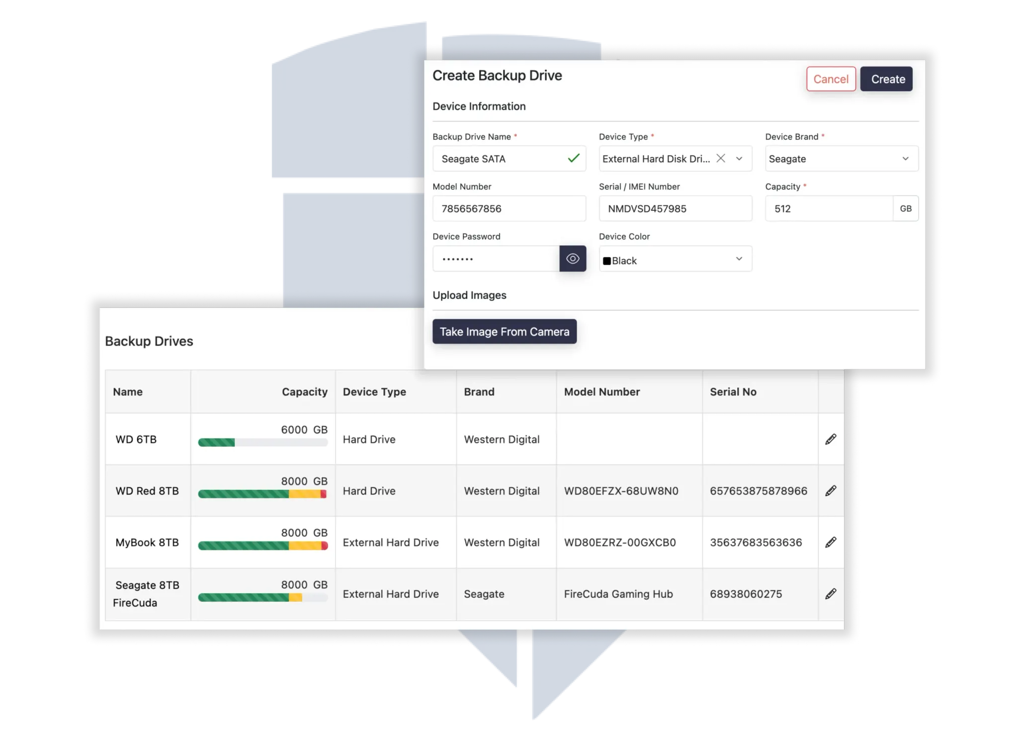 Manage Backup Drives Efficiently in BytePhase CRM Creating and managing backup drives in BytePhase software.