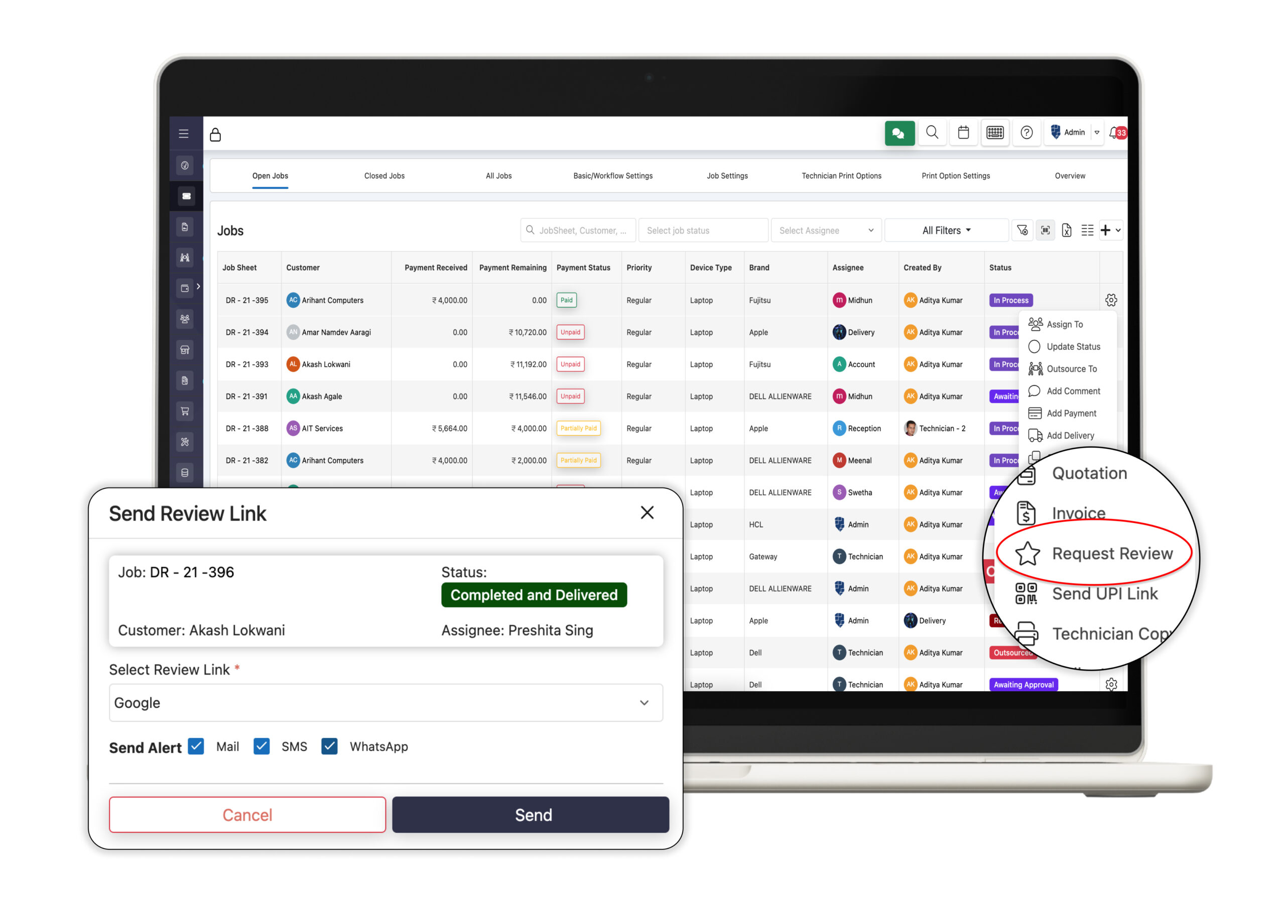 BytePhase Review Link Integration