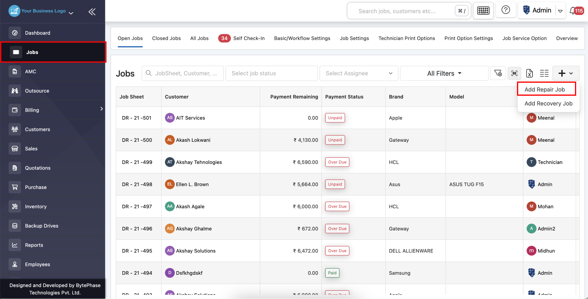 How to Create a Self Check-In Form for Laptop Repair Management CRM Software?