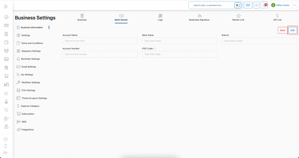Edit Your Bank Details in BytePhase Portal