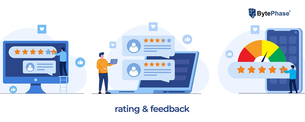 ommunity-Powered Marketing: Leveraging User-Generated Content & Online Reviews to Grow Your Brand A collage of positive customer reviews and testimonials on a smartphone screen, with a smiling repair technician in the background.