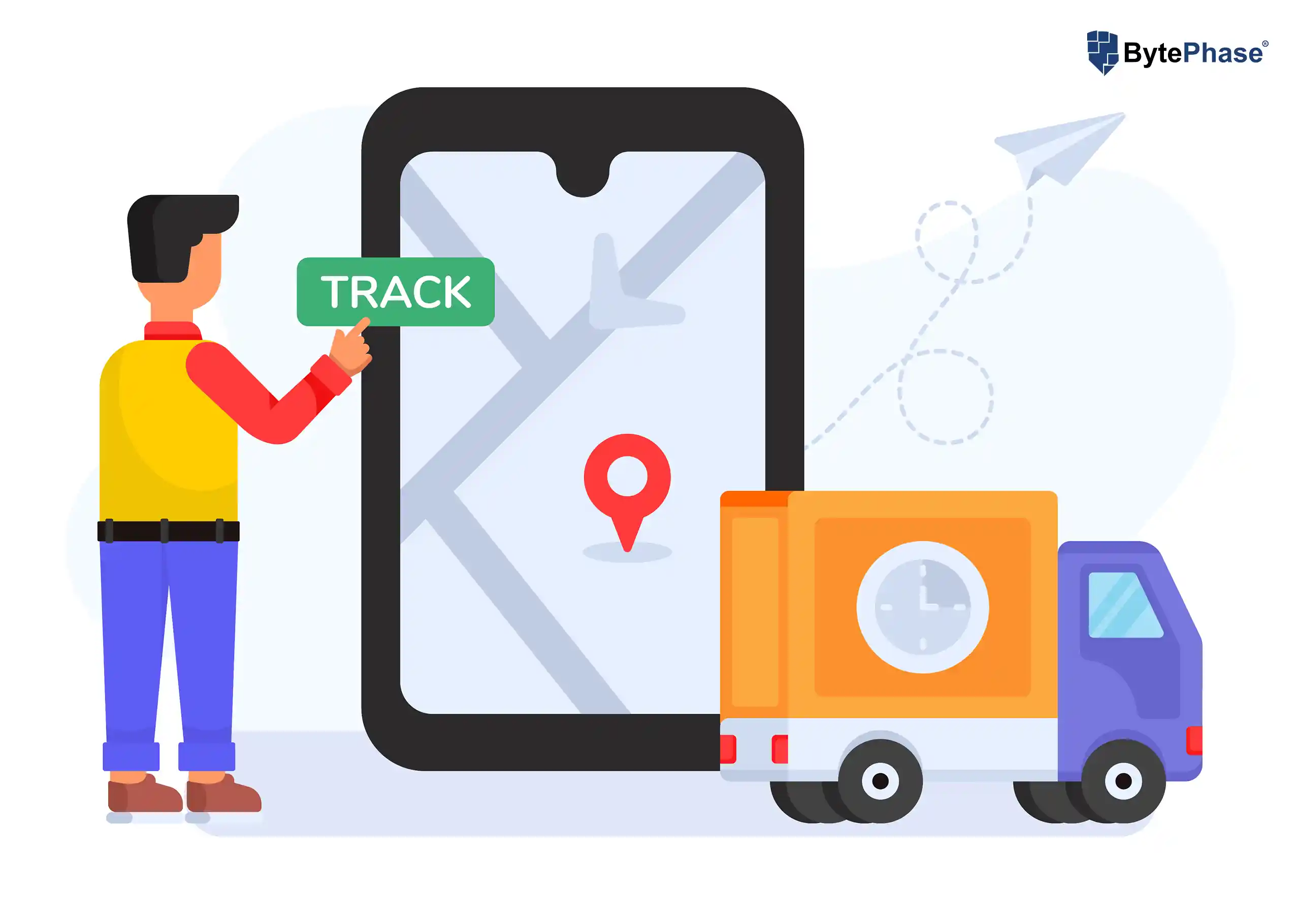 Real-Time Location Tracking for Pickup & Drop Services